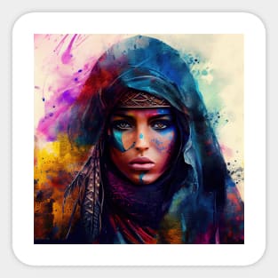 Powerful Tuareg Woman #1 Sticker